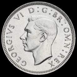 1942 George VI Silver Scottish Shilling Obverse