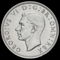 1943 George VI Silver Half Crown Obverse