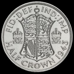 1943 George VI Silver Half Crown Reverse