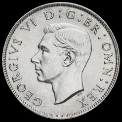 1944 George VI Silver Two Shilling Coin / Florin Obverse