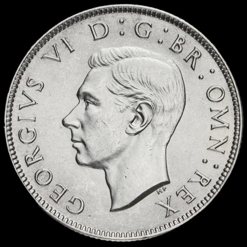 1944 George VI Silver Two Shilling Coin / Florin Obverse