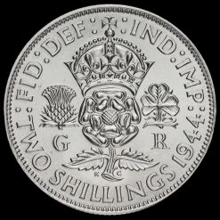1944 George VI Silver Two Shilling Coin / Florin Reverse