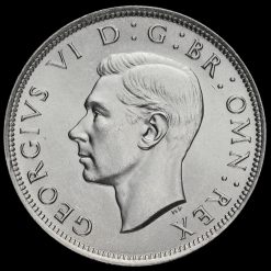 1945 George VI Silver Half Crown Obverse