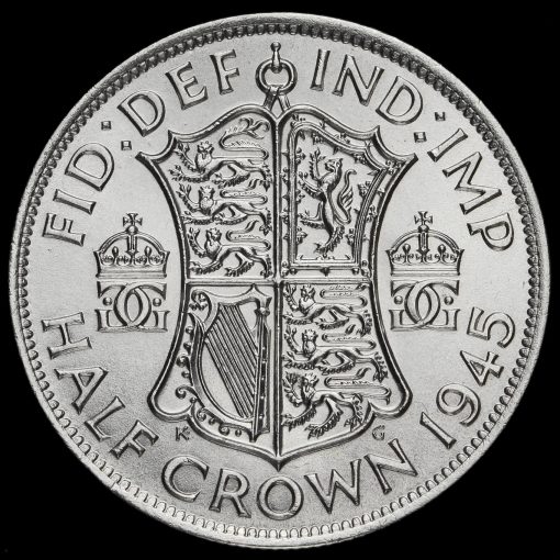 1945 George VI Silver Half Crown Reverse