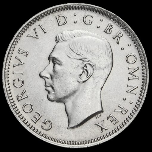 1945 George VI Silver Scottish Shilling Obverse