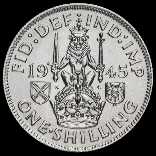 1945 George VI Silver Scottish Shilling Reverse