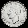 1946 George VI Silver Sixpence Obverse