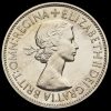 1953 Queen Elizabeth II Proof Half Crown Obverse