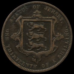 Jersey, 1866 Queen Victoria 1/13 of a Shilling Reverse