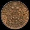 Austria, 1891 Franz Joseph I 1 Kreuzer Obverse