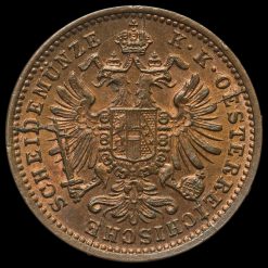Austria, 1891 Franz Joseph I 1 Kreuzer Obverse