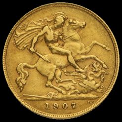 1907 Edward VII Gold Half Sovereign