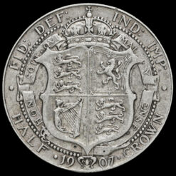 1907 Edward VII Silver Half Crown Reverse
