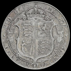 1909 Edward VII Silver Half Crown Reverse