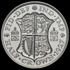 1927 George V Silver Proof Half Crown Reverse