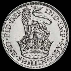 1934 George V Silver Shilling Reverse