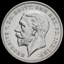 1935 King George V Rocking Horse Silver Jubilee Crown Obverse