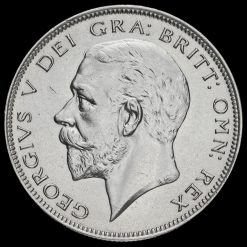 1935 George V Silver Half Crown Obverse