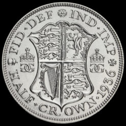 1936 George V Silver Half Crown Reverse