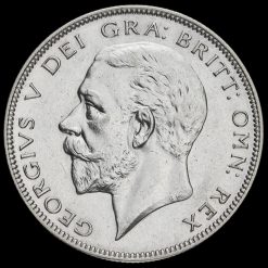 1936 George V Silver Half Crown Obverse