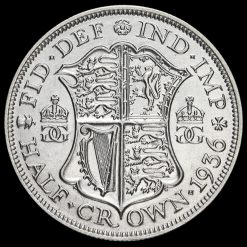 1936 George V Silver Half Crown Reverse