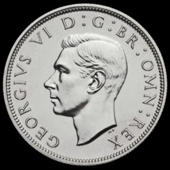 1937 George VI Silver Proof Half Crown Obverse