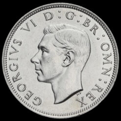 1940 George VI Silver Half Crown Obverse