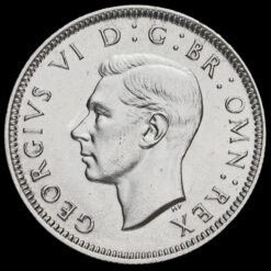 1940 George VI Silver Scottish Shilling Obverse