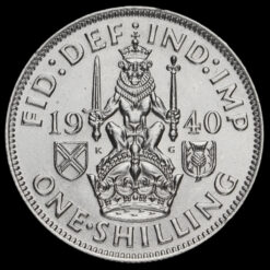 1940 George VI Silver Scottish Shilling Reverse