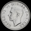 1942 George VI Silver English Shilling Obverse