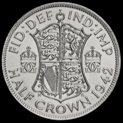 1942 George VI Silver Half Crown Reverse