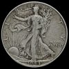 USA 1944 Walking Liberty Silver Half Dollar Obverse