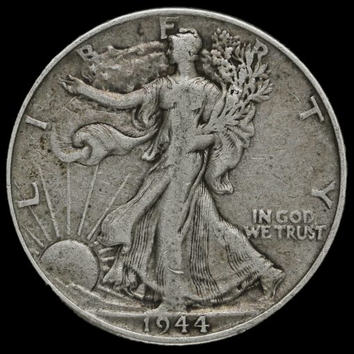 USA 1944 Walking Liberty Silver Half Dollar Obverse