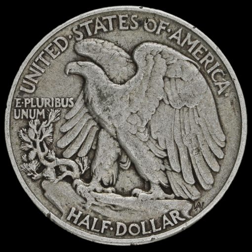 USA 1945 Walking Liberty Silver Half Dollar Reverse