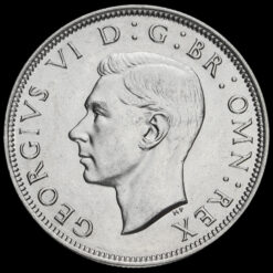 1945 George VI Silver Half Crown Obverse