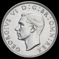 1946 George VI Silver Half Crown Obverse