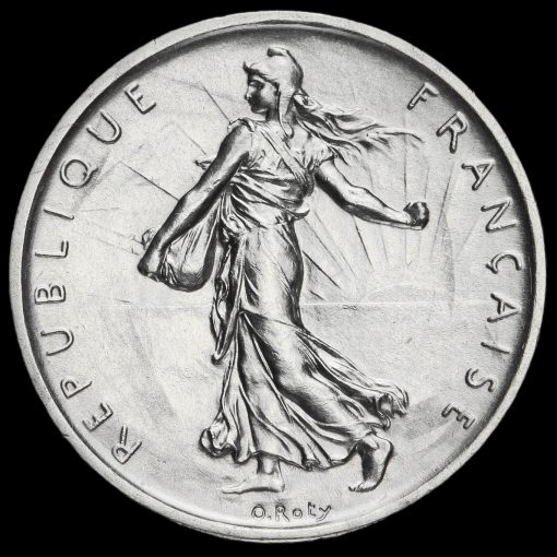 France 1964 Silver 5 Francs Obverse