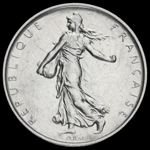France 1962 Silver 5 Francs Obverse