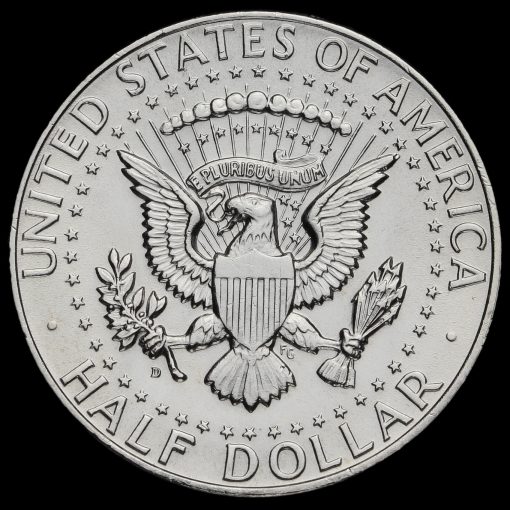 USA 1964 Kennedy Silver Half Dollar Reverse