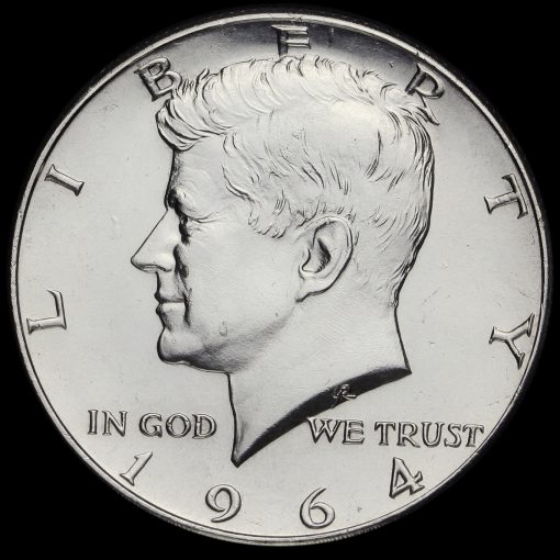 USA 1964 Kennedy Silver Half Dollar Obverse