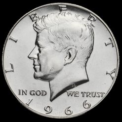 USA 1966 Kennedy Silver Half Dollar Obverse