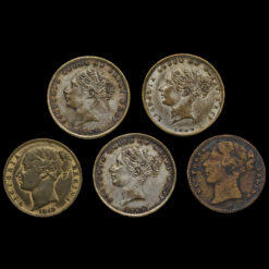 5 Cumberland Jack Brass Gaming Tokens Obverse