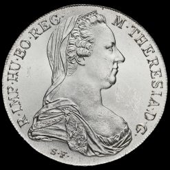 1780 Austria Maria Theresa Silver Thaler Restrike Obverse