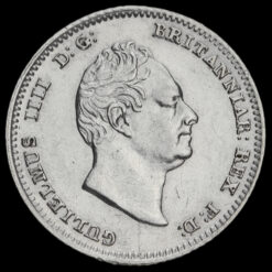 1836 William IV Milled Silver Fourpence / Groat Obverse