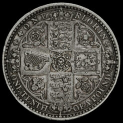1849 Queen Victoria Godless Florin Reverse