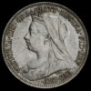 1901 Queen Victoria Veiled Head Silver Sixpence Obverse