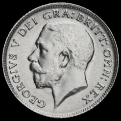 1914 George V Silver Sixpence Obverse