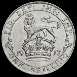 1917 George V Silver Shilling Reverse