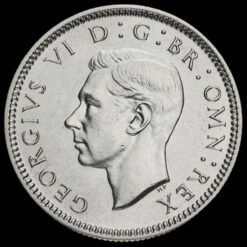 1939 George VI Silver Sixpence Obverse
