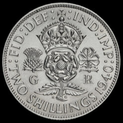 1940 George VI Silver Two Shilling Coin / Florin Reverse